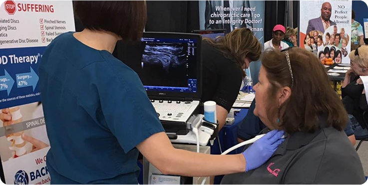 Amy working at clinic Atlanta Ga